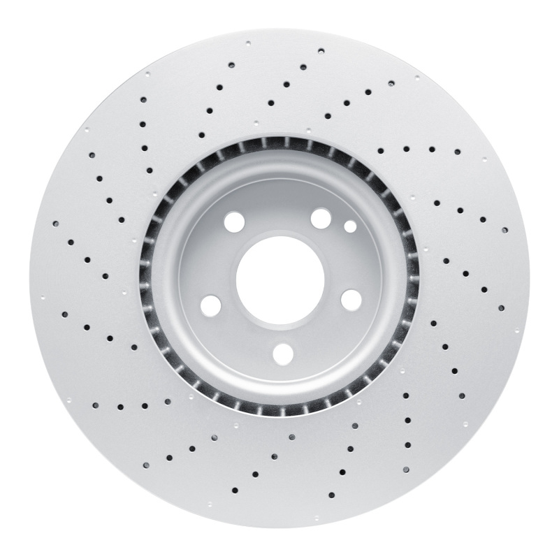 Mercedes-Benz SL450 Brake Rotor (1) - Front - R1 Concepts - GEOSPEC Coated Rotor - Drilled - `13-`20